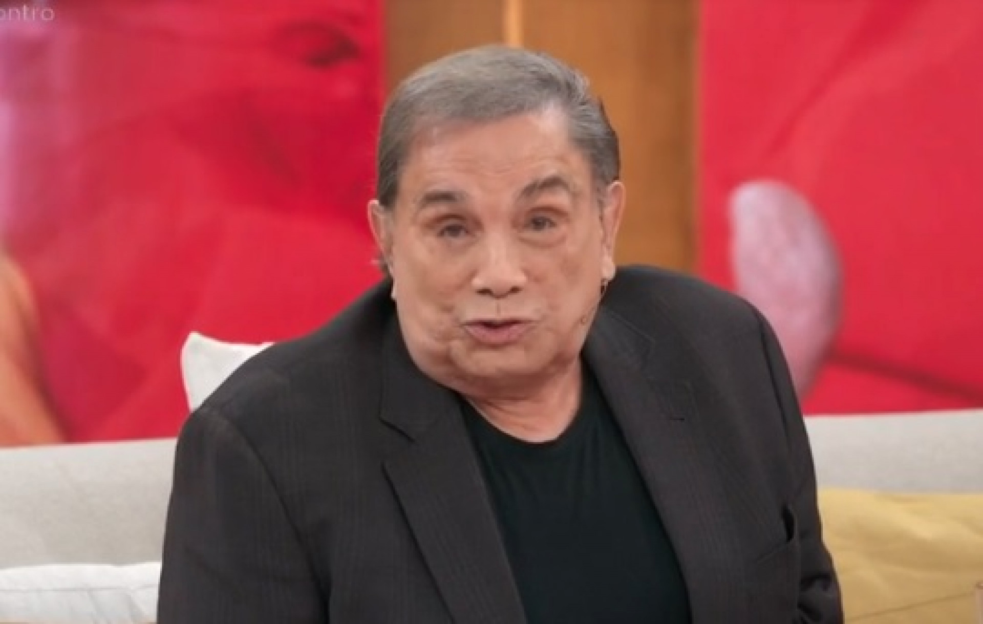 Dedé Santana durante o 'Encontro' - Reprodução de vídeo / TV Globo