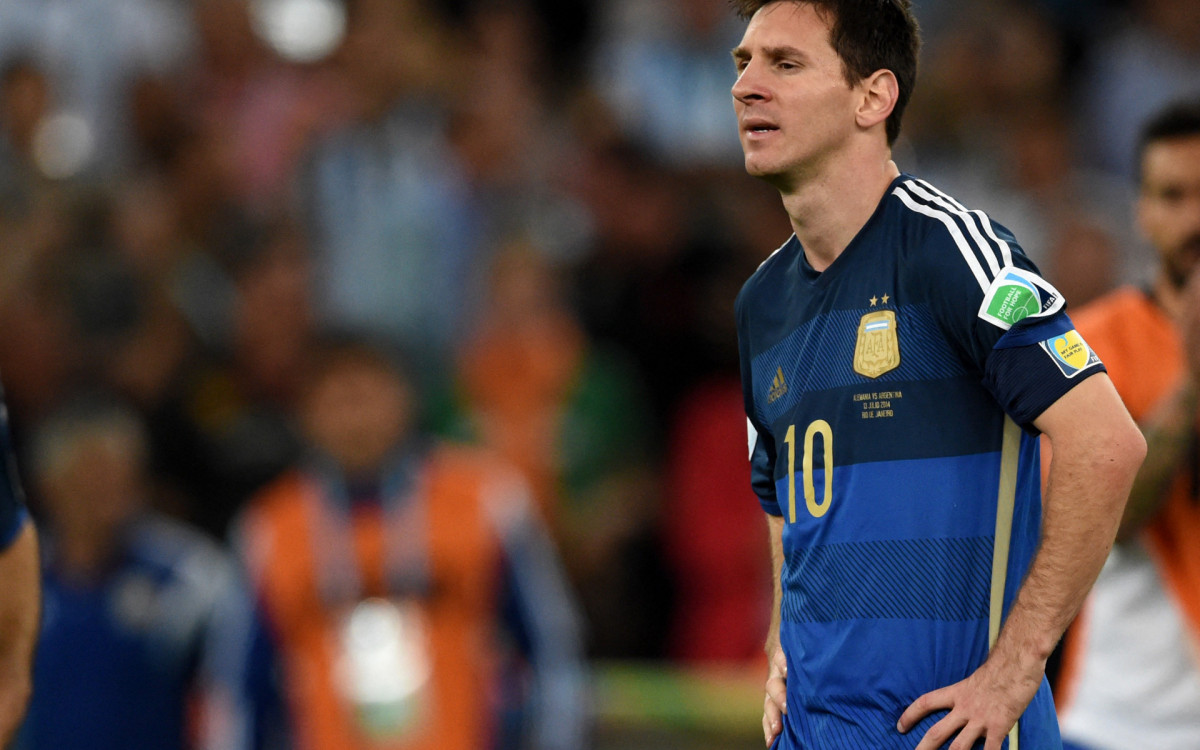 Messi foi vice na Copa de 2014