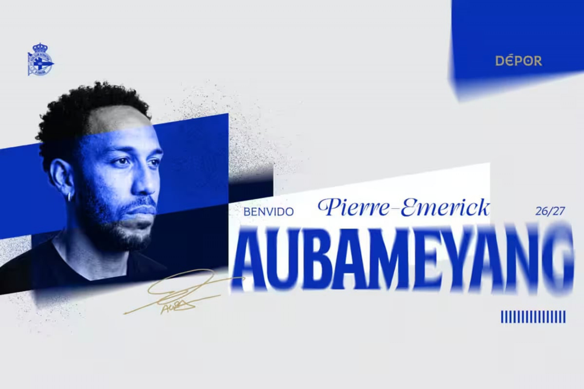 Especulado no Vasco, Aubameyang acerta com clube espanhol
