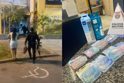 Mulher furta mais de R$ 1 mil em chupetas e mamadeiras e acaba detida
