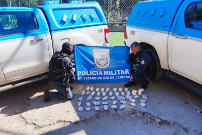 Polícia Militar apreende R$ 35 mil em drogas no Madame Machado, em Itaipava