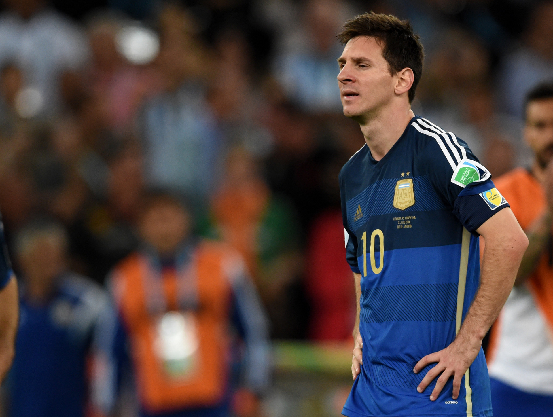 Messi foi vice na Copa de 2014 - AFP