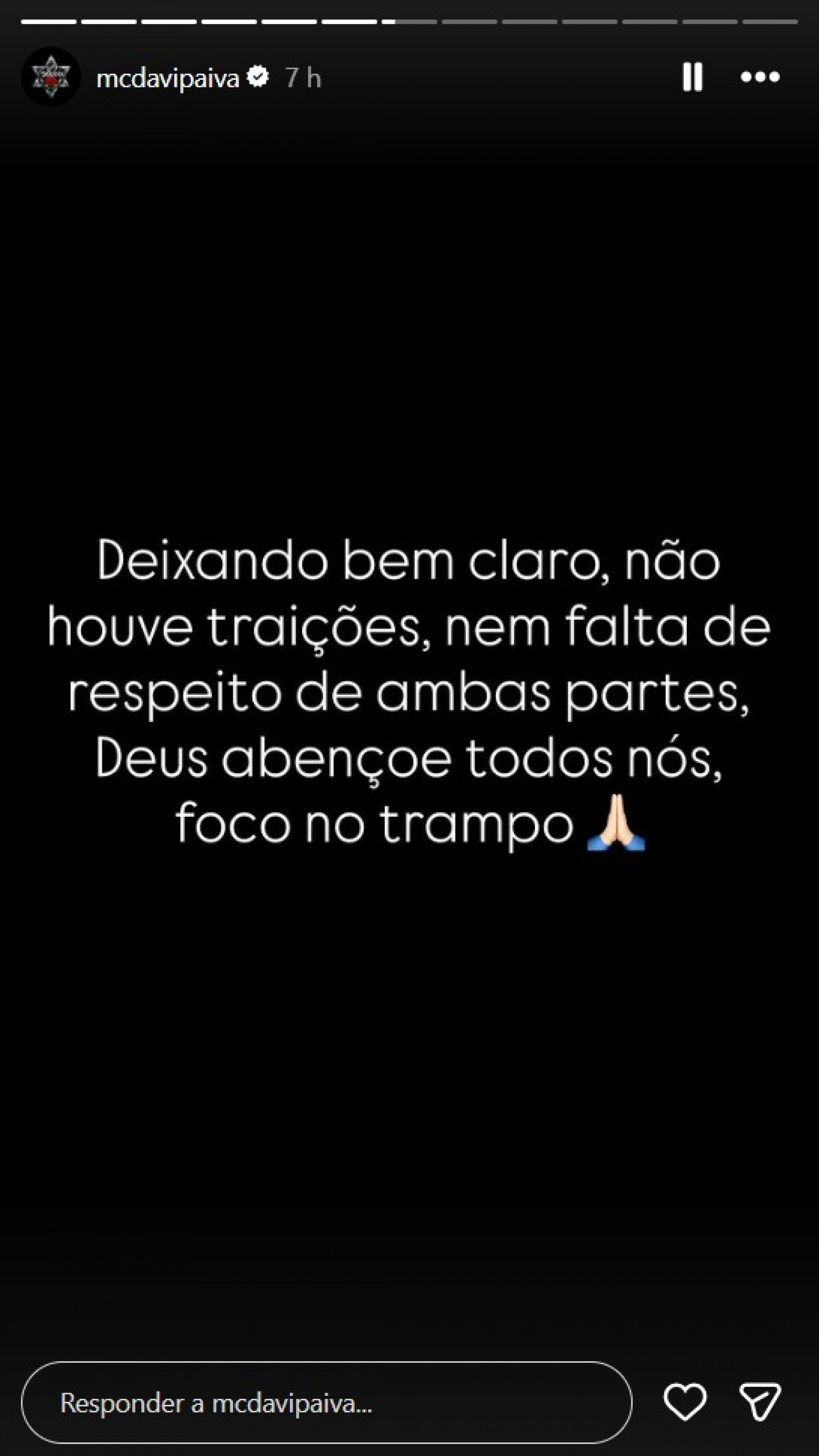 MC Paiva confirmou fim do namoro com Soso Careca - Reprodução / Instagram