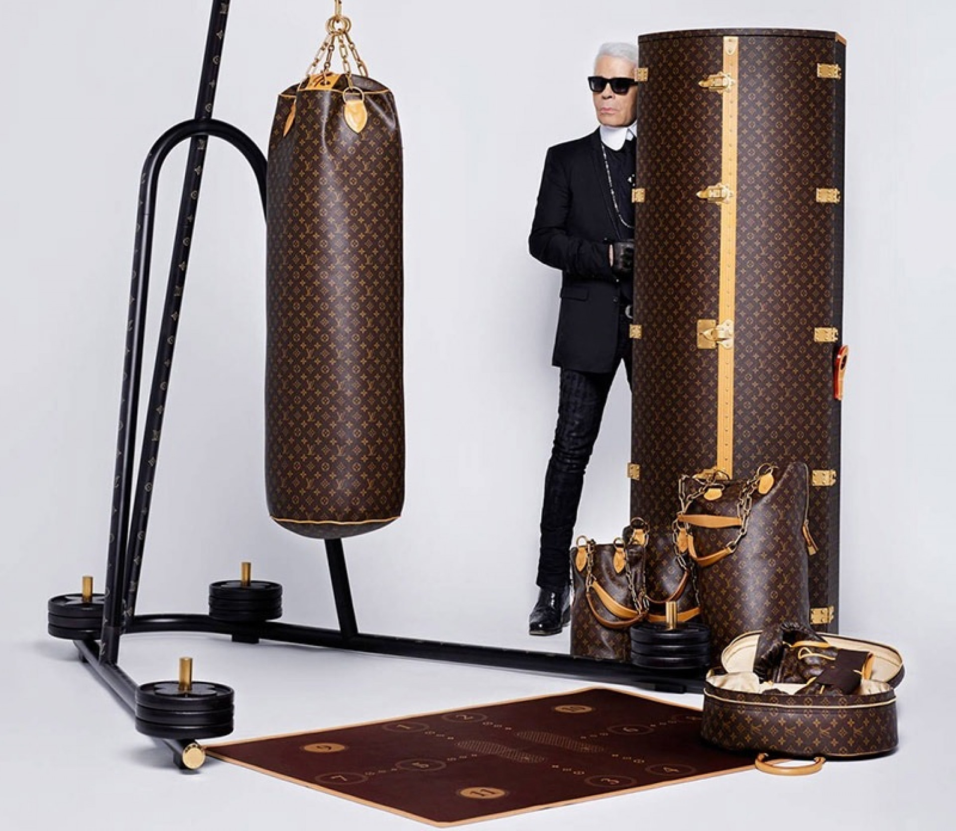 Estilista Karl Lagerfeld criou o Punching Trunk -  (Foto: Louis Vuitton)