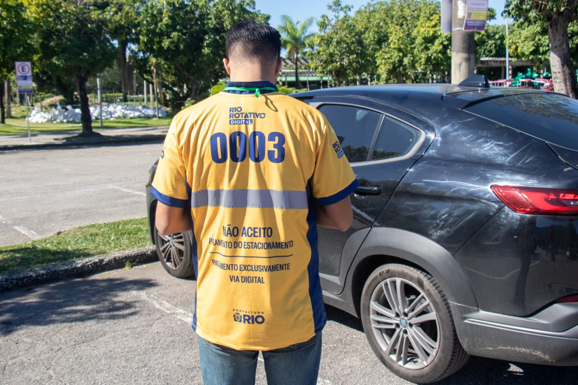 Motoristas elogiam praticidade do novo sistema Rio Rotativo Digital - Érica Martin / Agência O DIA