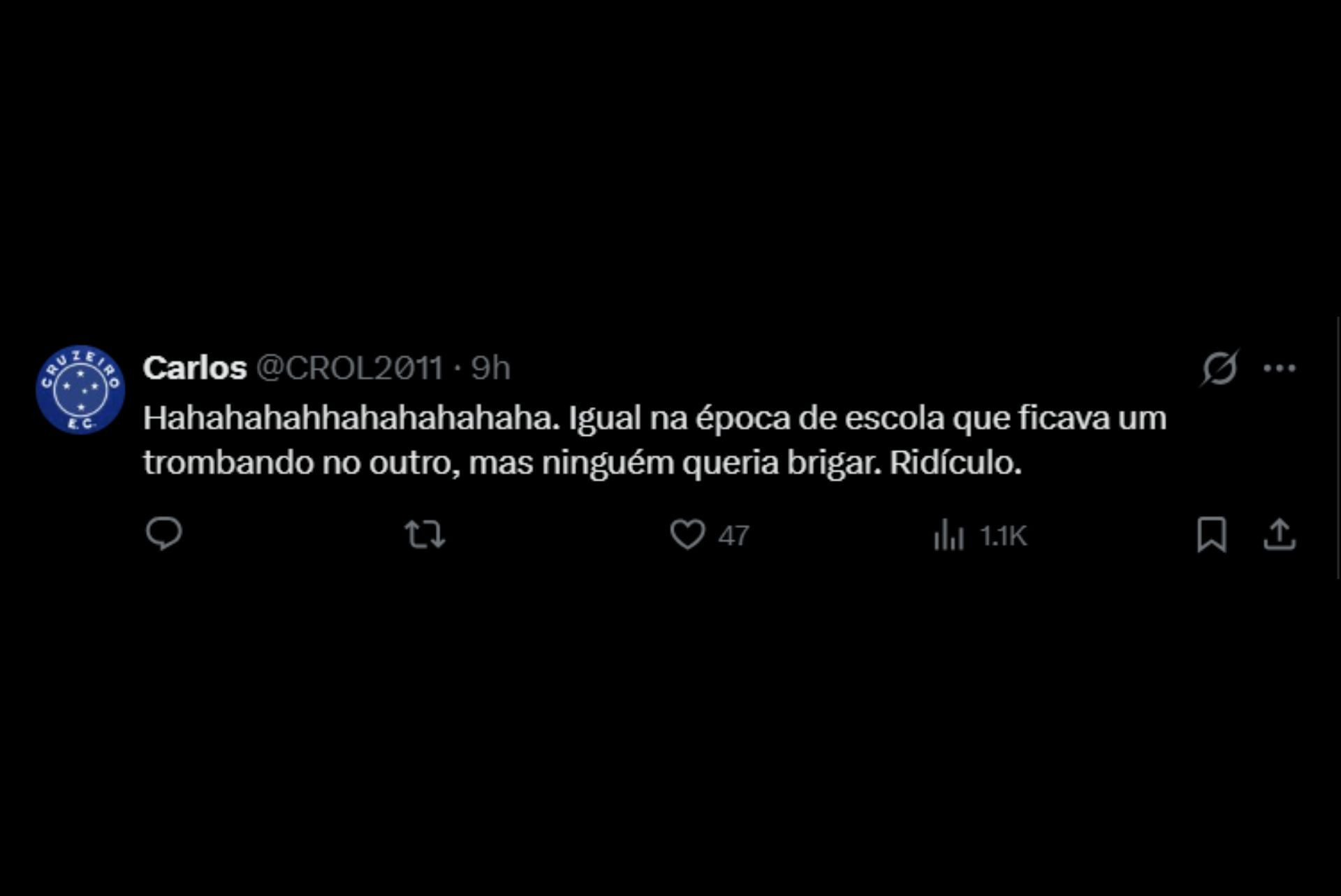 Torcedores reagem à briga em jogo do Fluminense - Reprodução / X