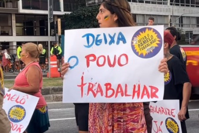 Ambulantes voltam a protestar contra Programa Tolerância Zero