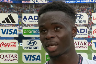 'Jogo maluco', diz Saka após vitória da Inglaterra contra a França