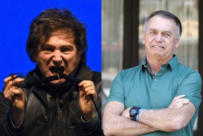 Moraes nega visita de Milei a Bolsonaro em prisão domiciliar