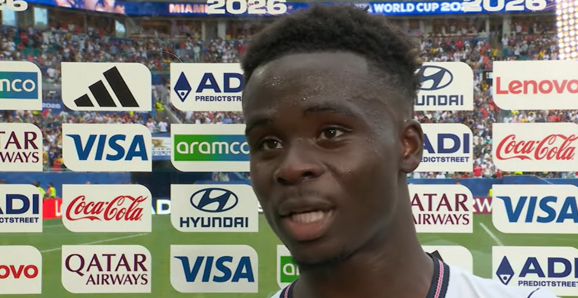 'Jogo maluco', diz Saka após vitória da Inglaterra contra a França