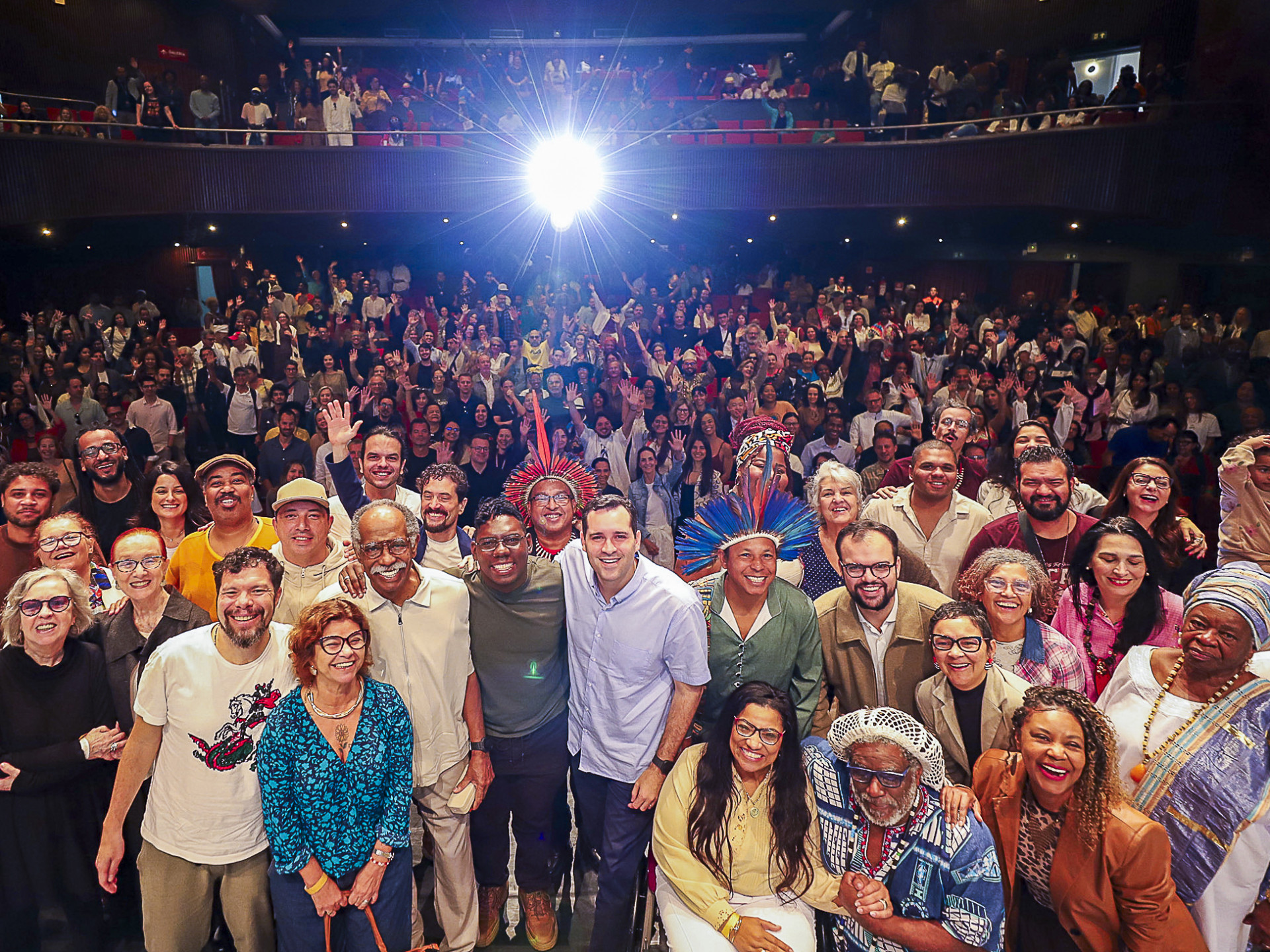 Lançamento da Semana de Arte aconteceu no Teatro Carlos Gomes, no Centro - Marco Antônio Lima / Divulgação Prefeitura do Rio