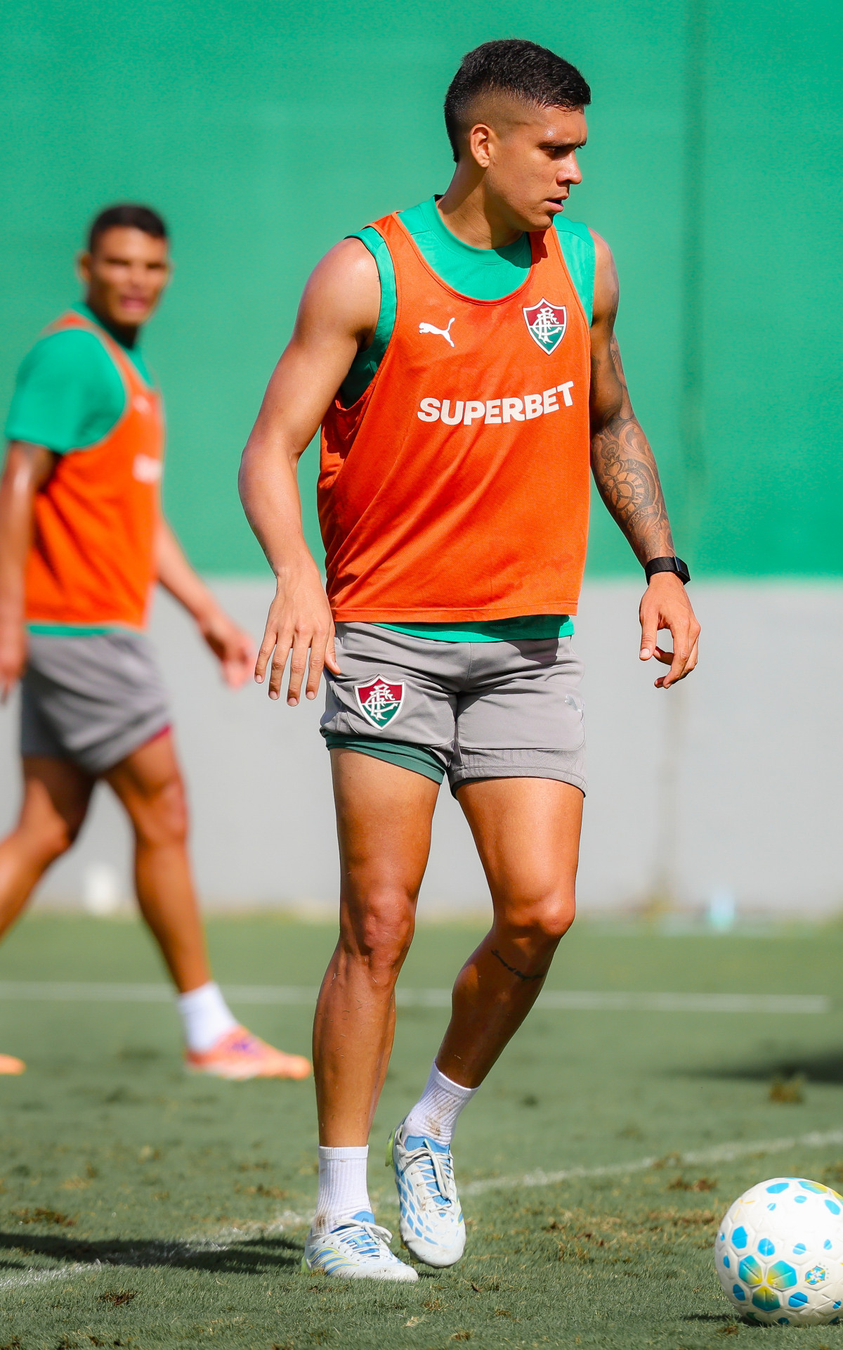 Millán em treino do Fluminense - Marcelo Gonçalves / Fluminense FC