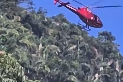 Buscas por caiçara desaparecido ganham reforço de cães e helicóptero na Trilha da Parnaioca, Ilha Grande