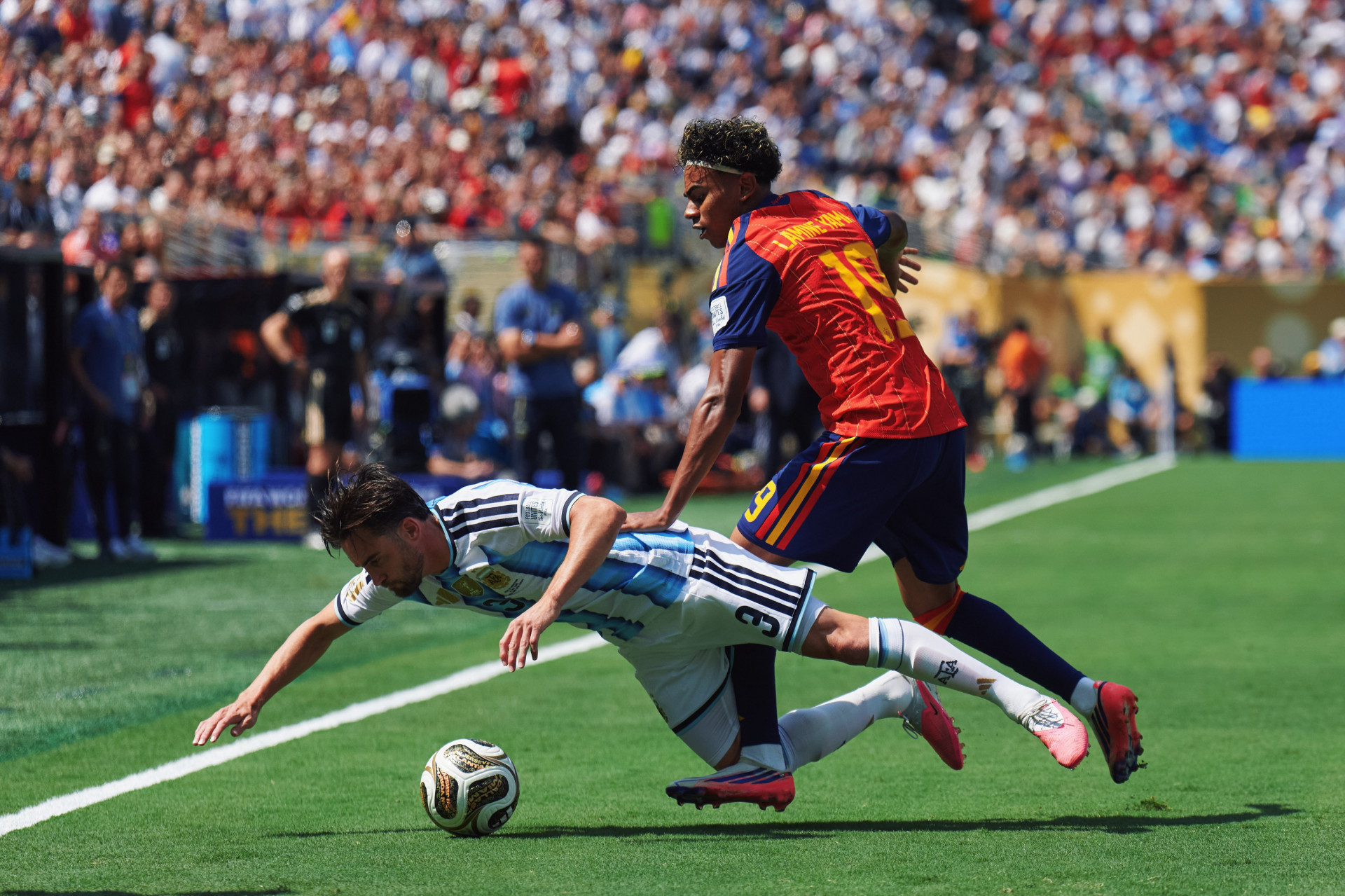 Espanha e Argentina se enfrentaram em Nova Jersey - Divulgação / Seleção Espanhola