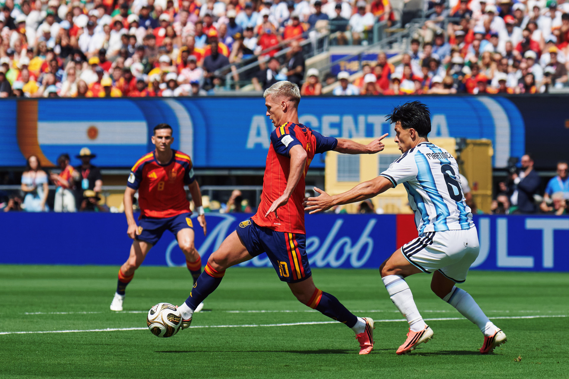 Espanha e Argentina se enfrentaram em Nova Jersey - Divulgação / Seleção Espanhola