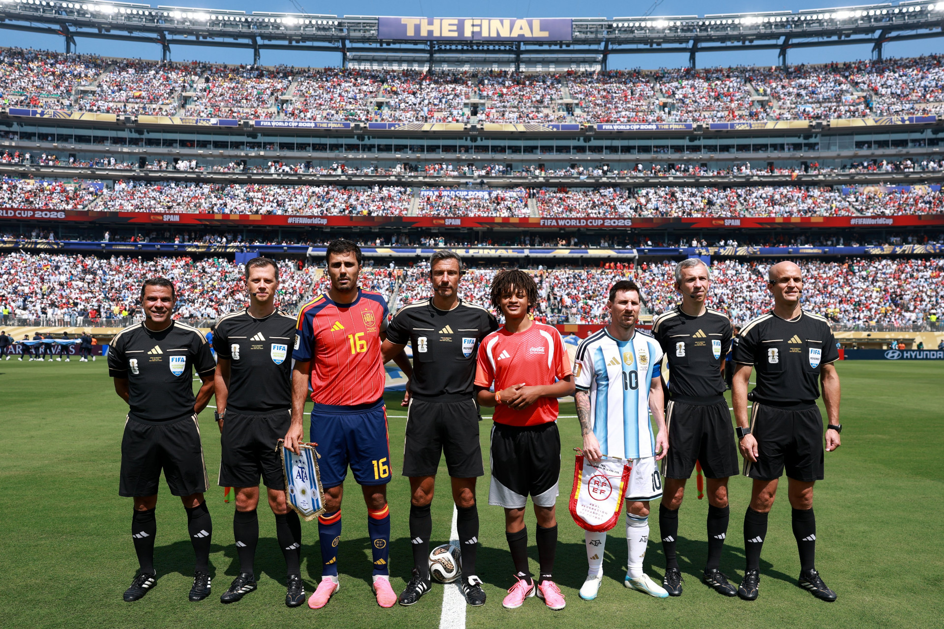 Espanha e Argentina se enfrentaram em Nova Jersey - Divulgação / Seleção Argentina