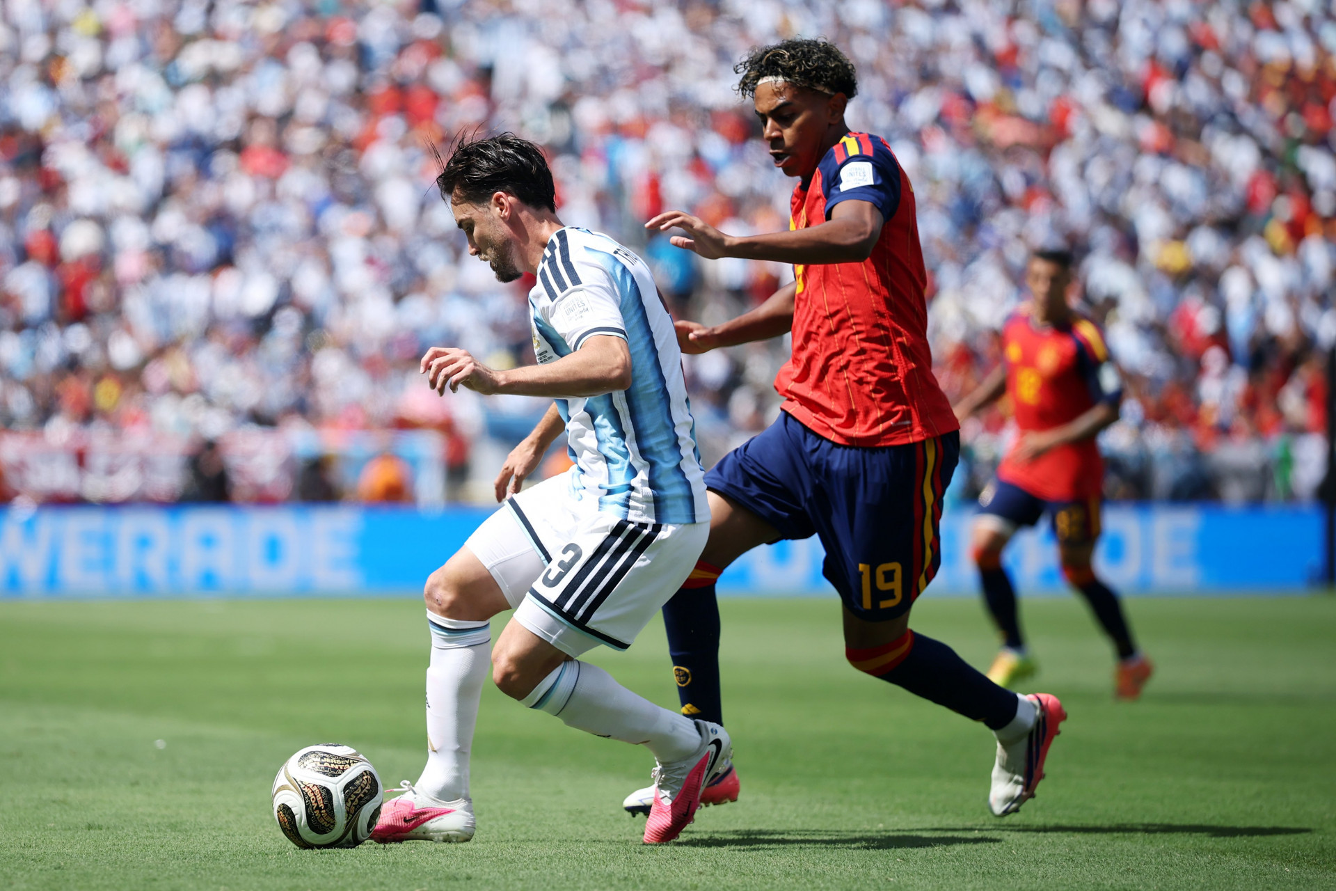 Espanha e Argentina se enfrentaram em Nova Jersey - Divulgação / Seleção Argentina