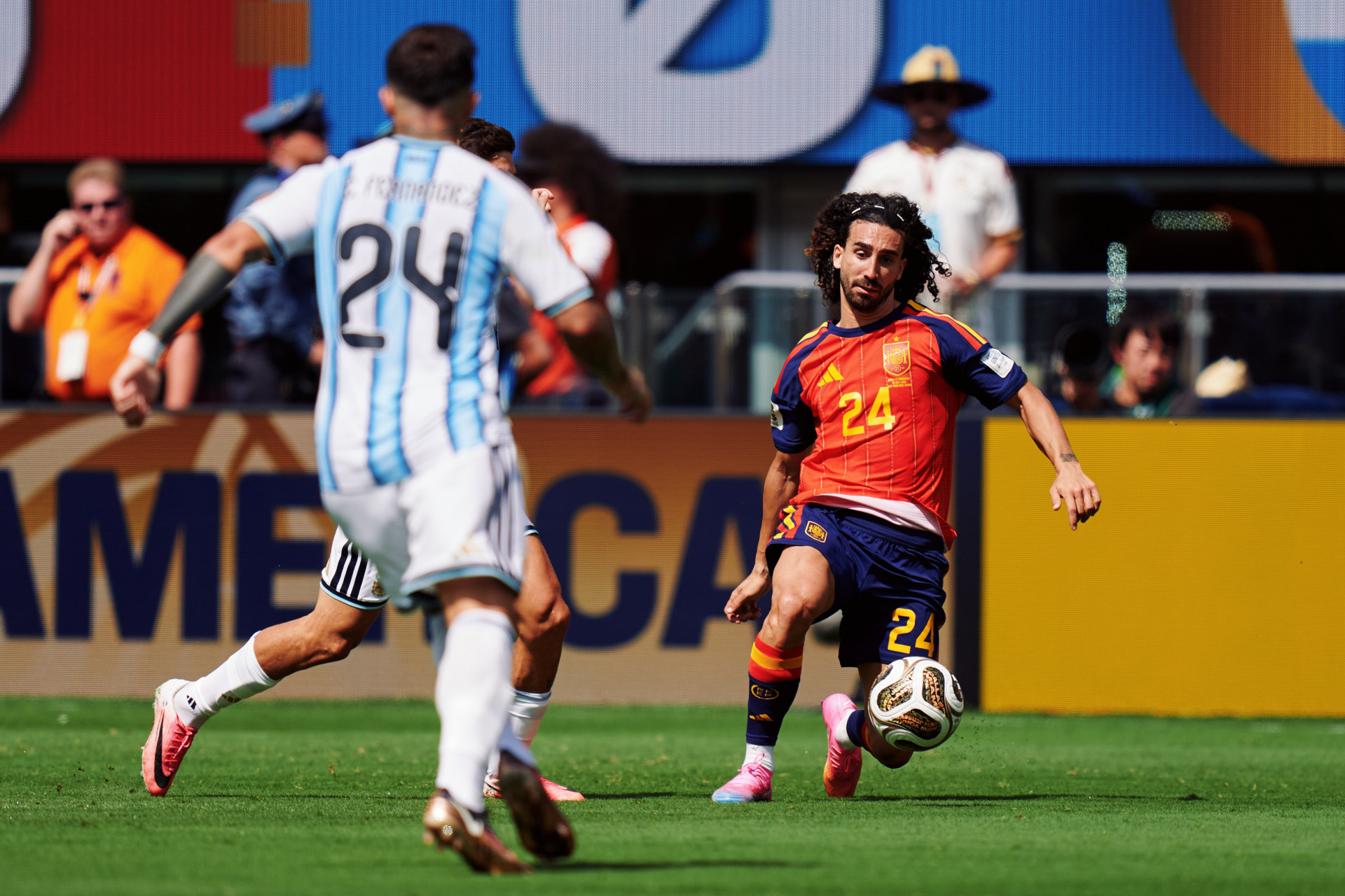 Espanha e Argentina se enfrentaram em Nova Jersey - Divulgação / Seleção Espanhola