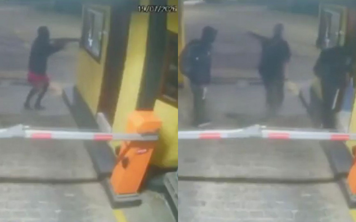 Bandidos renderam os funcionários da portaria de um condomínio