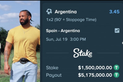 Drake perdeu uma aposta milionária após a derrota da Argentina para a Espanha na final da Copa do Mundo de 2026 - Reprodução / Instagram