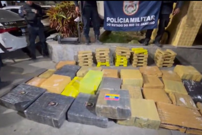 Operação na Vila Aliança apreende uma tonelada de drogas