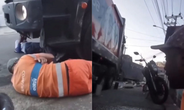Vídeo: garis ficam encurralados em tiroteio no Complexo do Chapadão