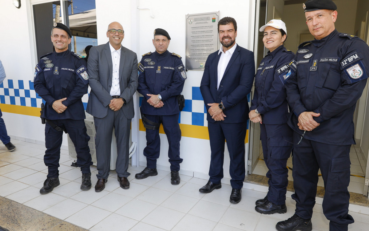 Autoridades estaduais e municipais participaram da inauguração da 2ª Companhia do BPRV, instalada em Cabiúnas