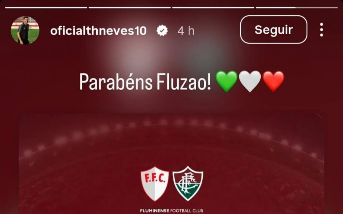 Ex-jogadores celebraram os 124 anos do Fluminense
