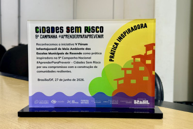 Resende recebe prêmio em campanha nacional de prevenção climática e educação ambiental