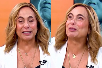 Cissa Guimarães chora ao homenagear filho no 'Sem Censura'