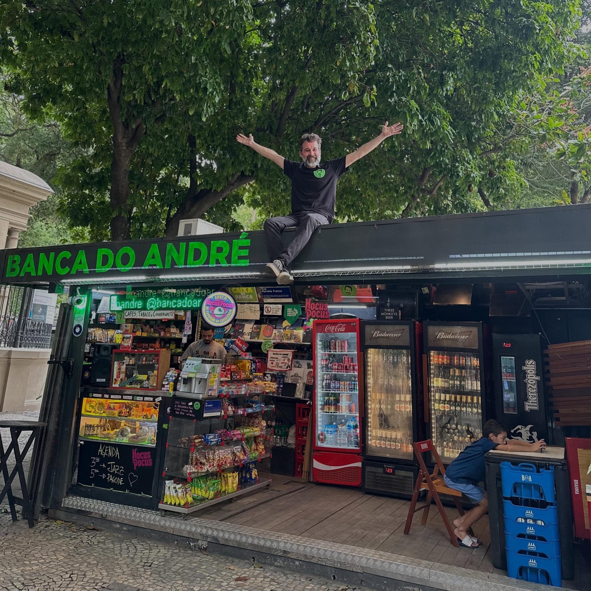 André Breves é o proprietário da Banca do André - Reprodução / Instagram