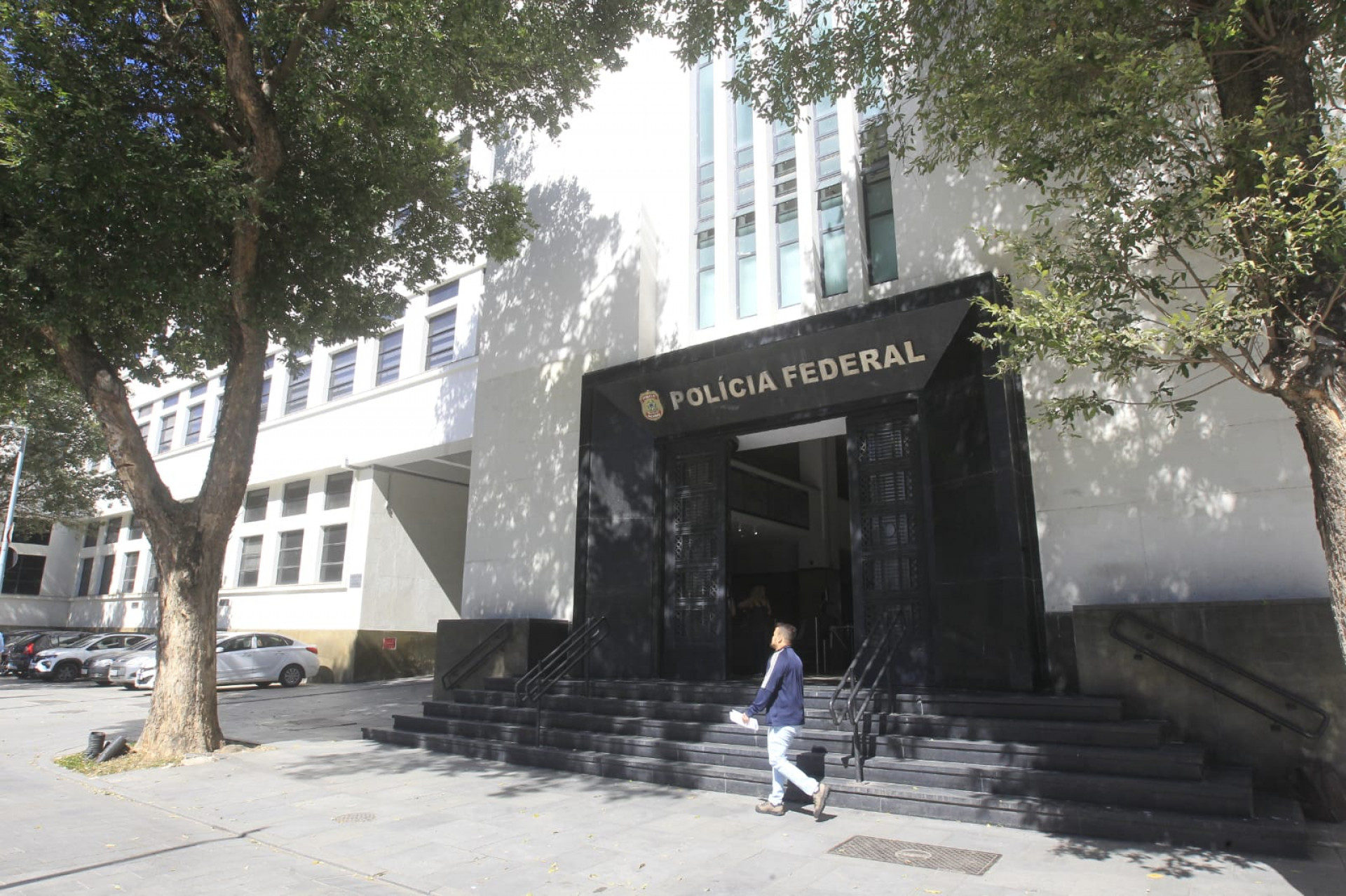 Entrada da Superintendência da Polícia Federal no Rio de Janeiro - Reinaldo Pimenta / Agência O Dia
