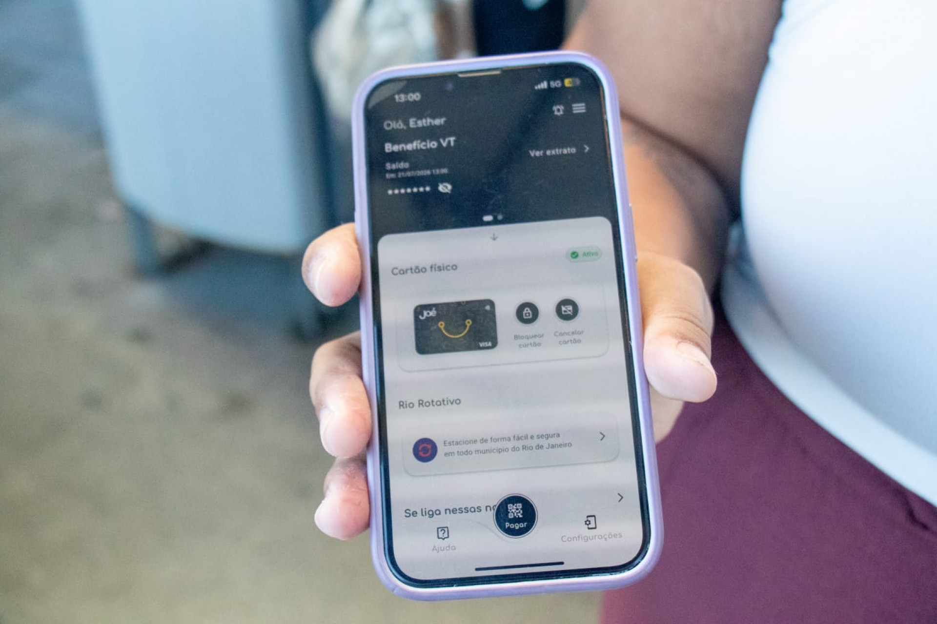 Aplicativo Jaé voltou ao normal após apresentar instabilidade - Érica Martin / Agência O DIA