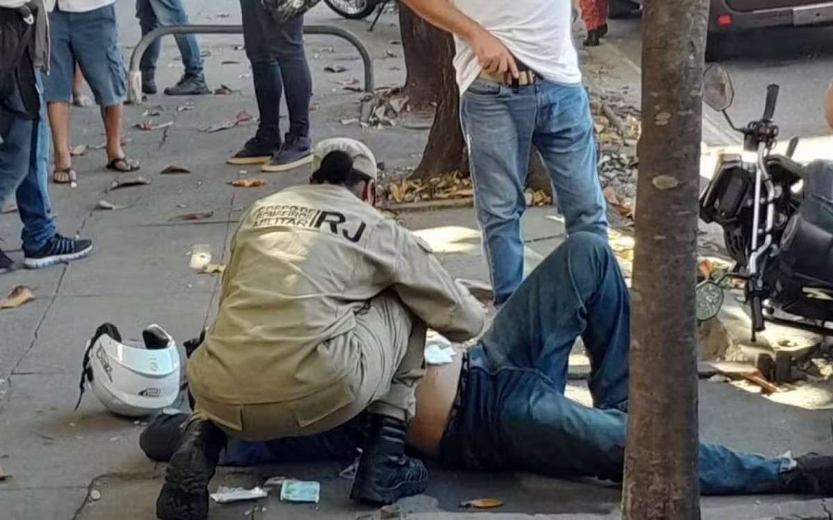 Baleado ao tentar assaltar policial no Centro