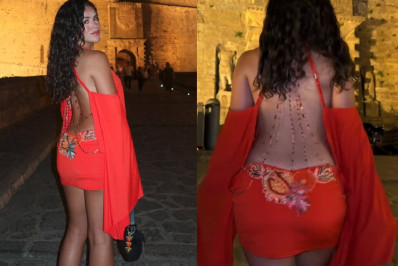 Maisa aposta em look sexy para aproveitar a noite em Ibiza