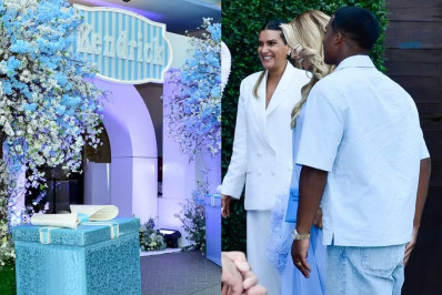 Endrick e Gabriely Miranda revelam nome do primeiro filho em chá de bebê