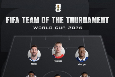 Fifa divulga seleção da Copa com Vozinha, Messi e Mbappé