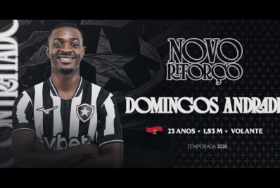 Botafogo anuncia contratação do volante Domingos Andrade