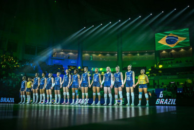 Seleção de vôlei feminino bate o Japão e avança na Liga das Nações