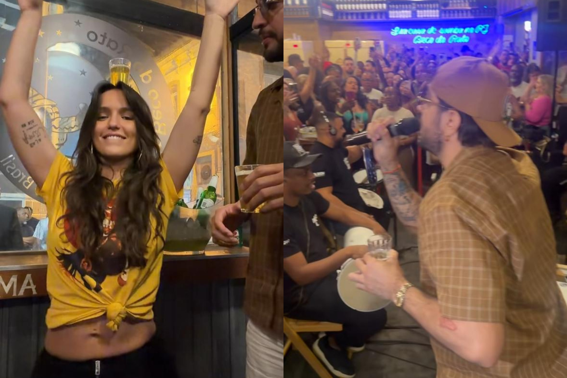 Nattan e Rafa Kalimann deixam a rotina de pais para curtir samba na Lapa - Reprodução / Instagram