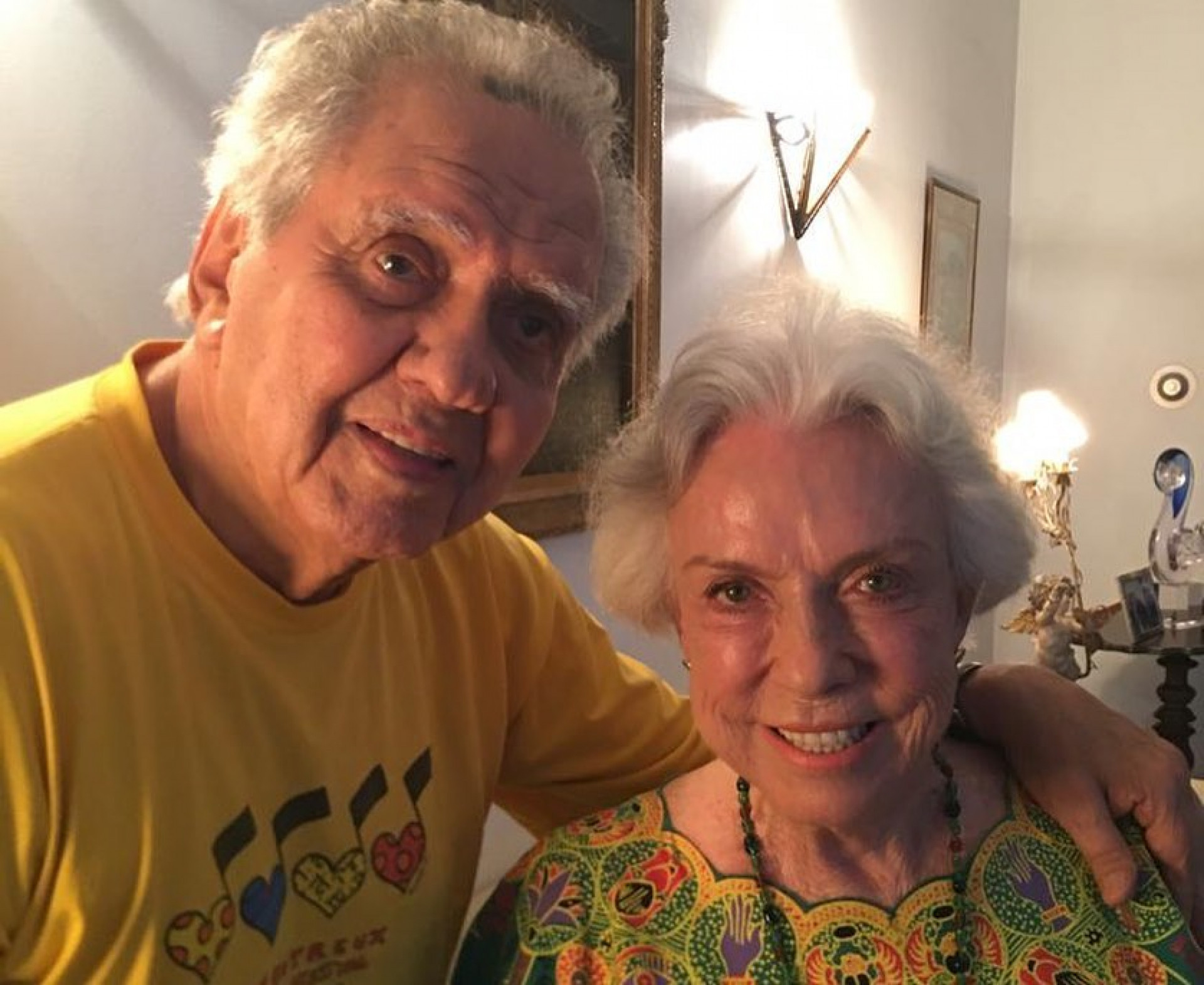 Luiz Carlos Barreto e Lucy Barreto - Reprodução / Instagram