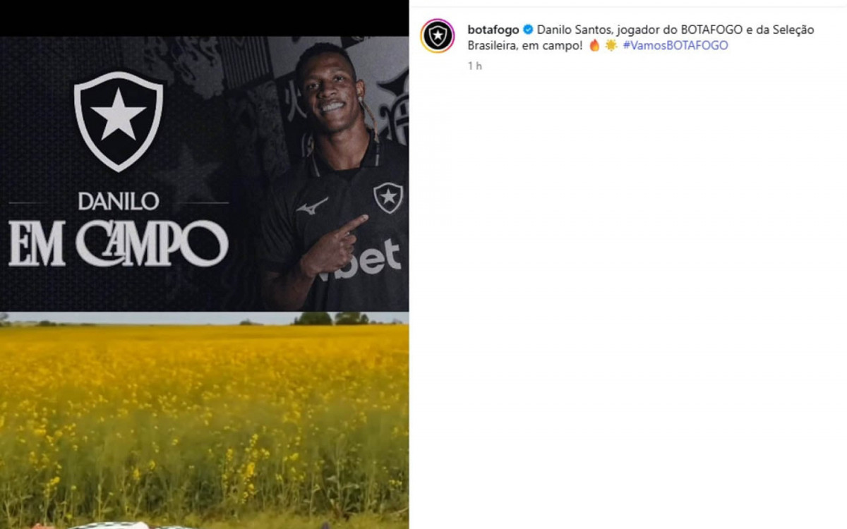 Botafogo utiliza Danilo Santos, frustra e provoca Palmeiras