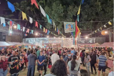Arraiá da Paróquia da Ressurreição anima fim de semana no Arpoador