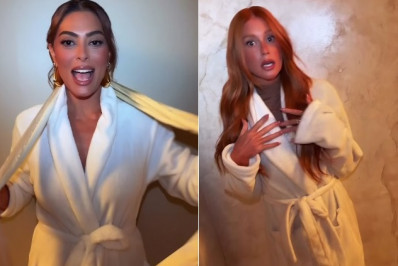 Marina Ruy Barbosa e Juliana Paes surgem ao som de 'Totalmente Demais'