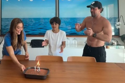 Filho de Juliana Paes faz aniversário e ganha bolo feito pela atriz