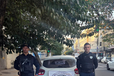 Guarda Municipal de Volta Redonda recupera carro furtado em Minas Gerais