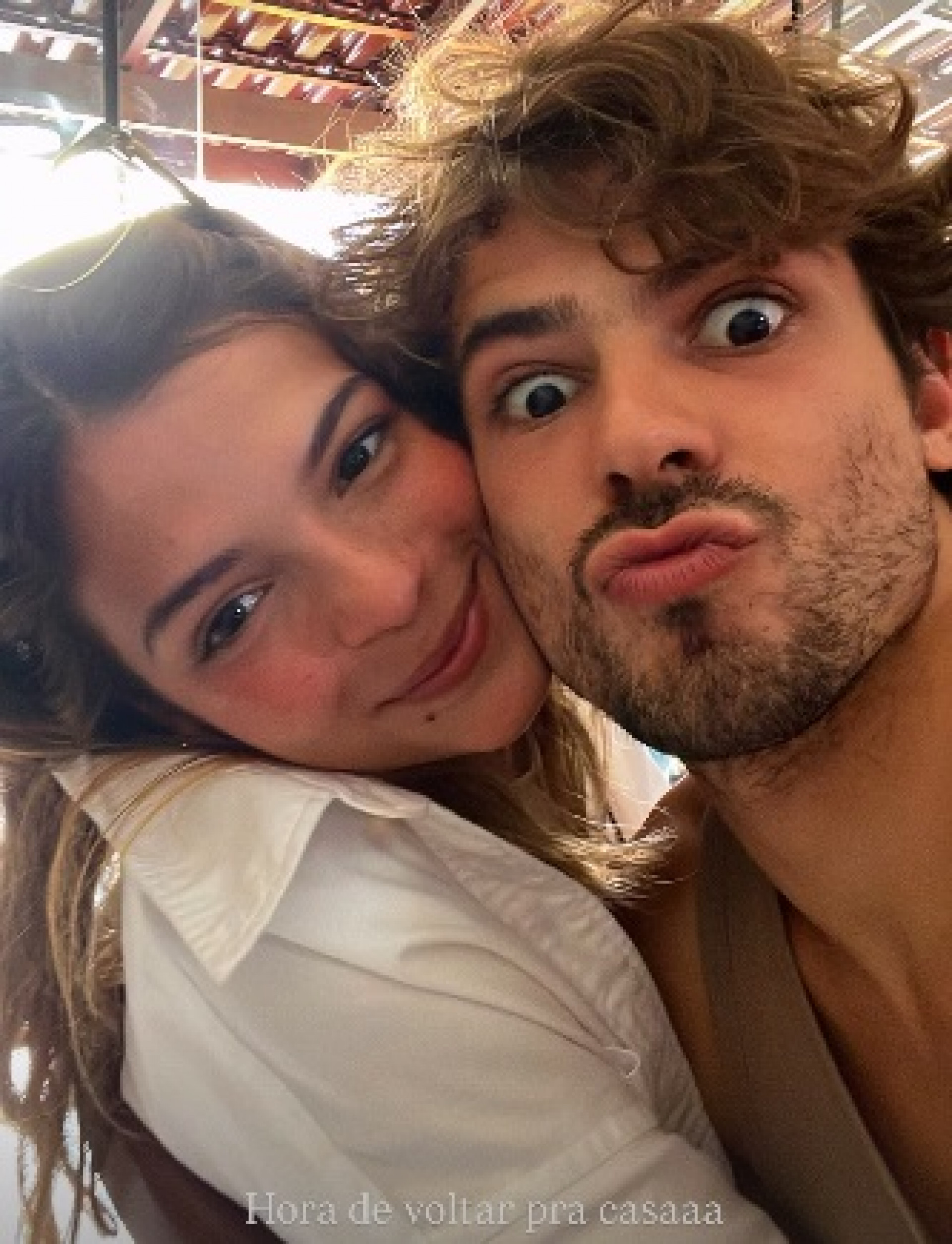 Luana Maia posou agarradinha com Lucca Picon - Reprodução/Instagram