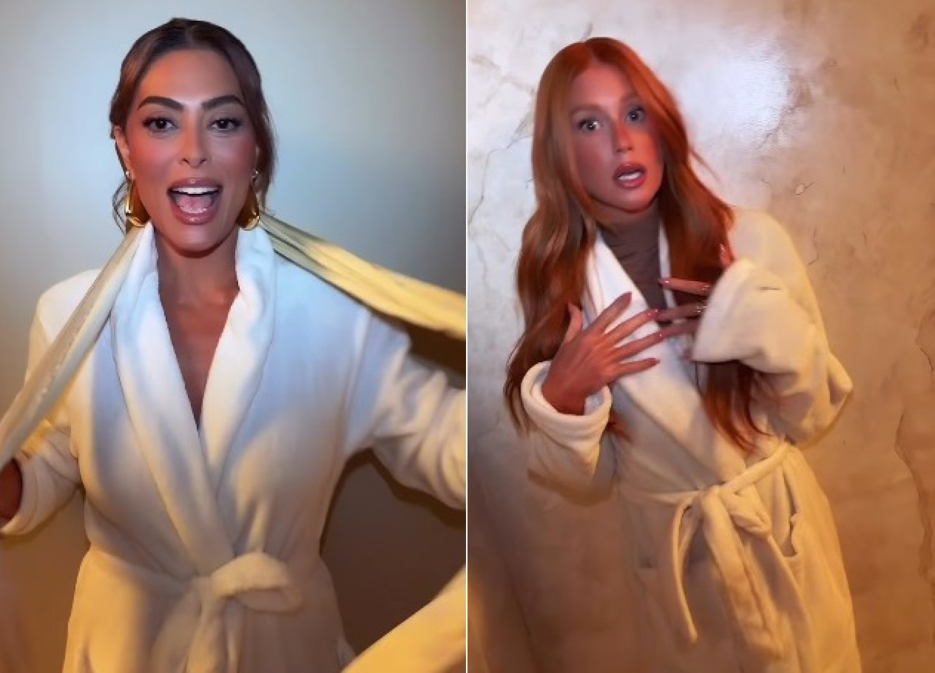 Juliana Paes e Marina Ruy Barbosa recordaram a novela 'Totalmente Demais' - Reprodução/Instagram 