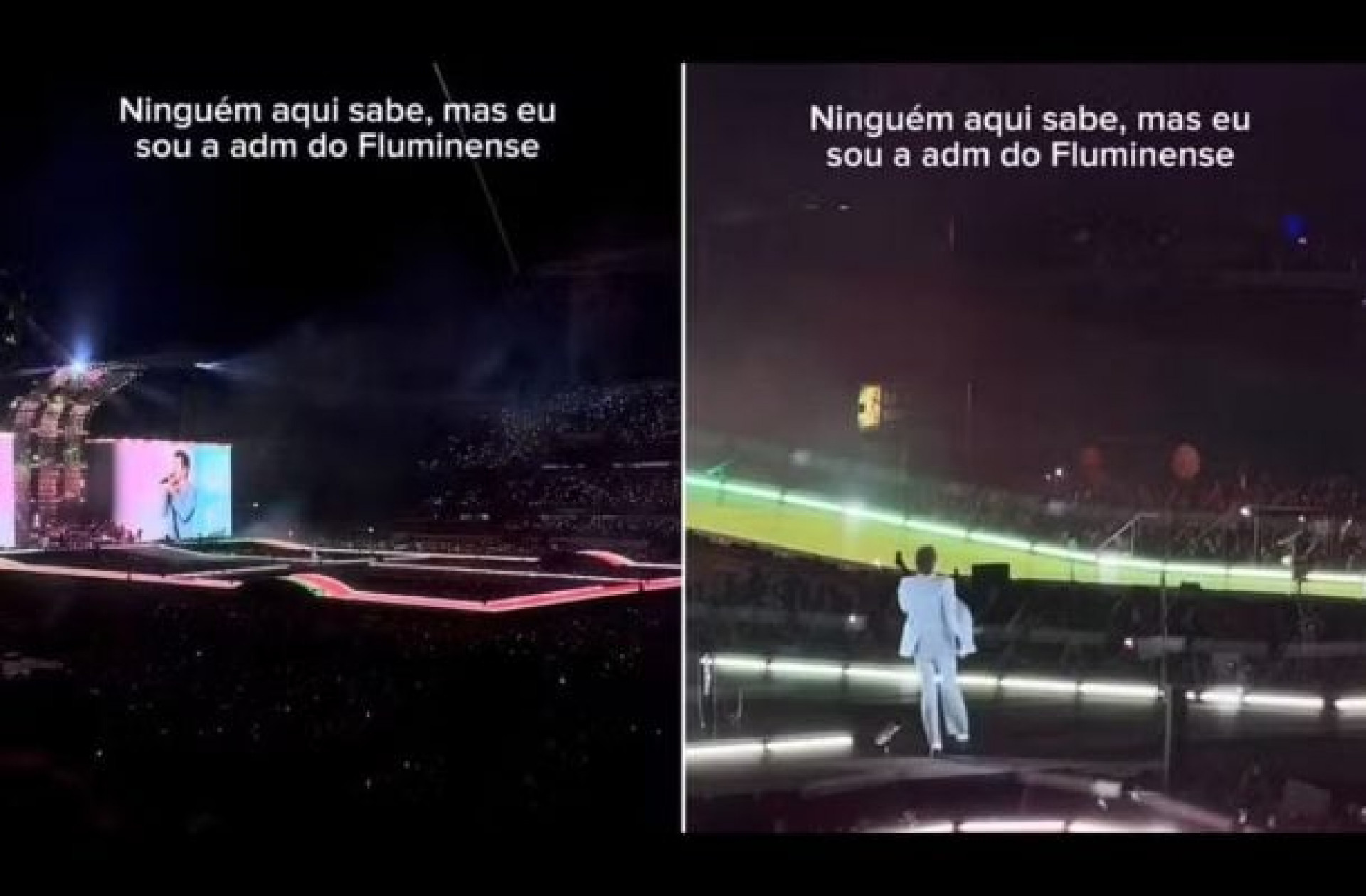Perfil do Fluminense viraliza nas redes com v&iacute;deo em show de Harry Styles