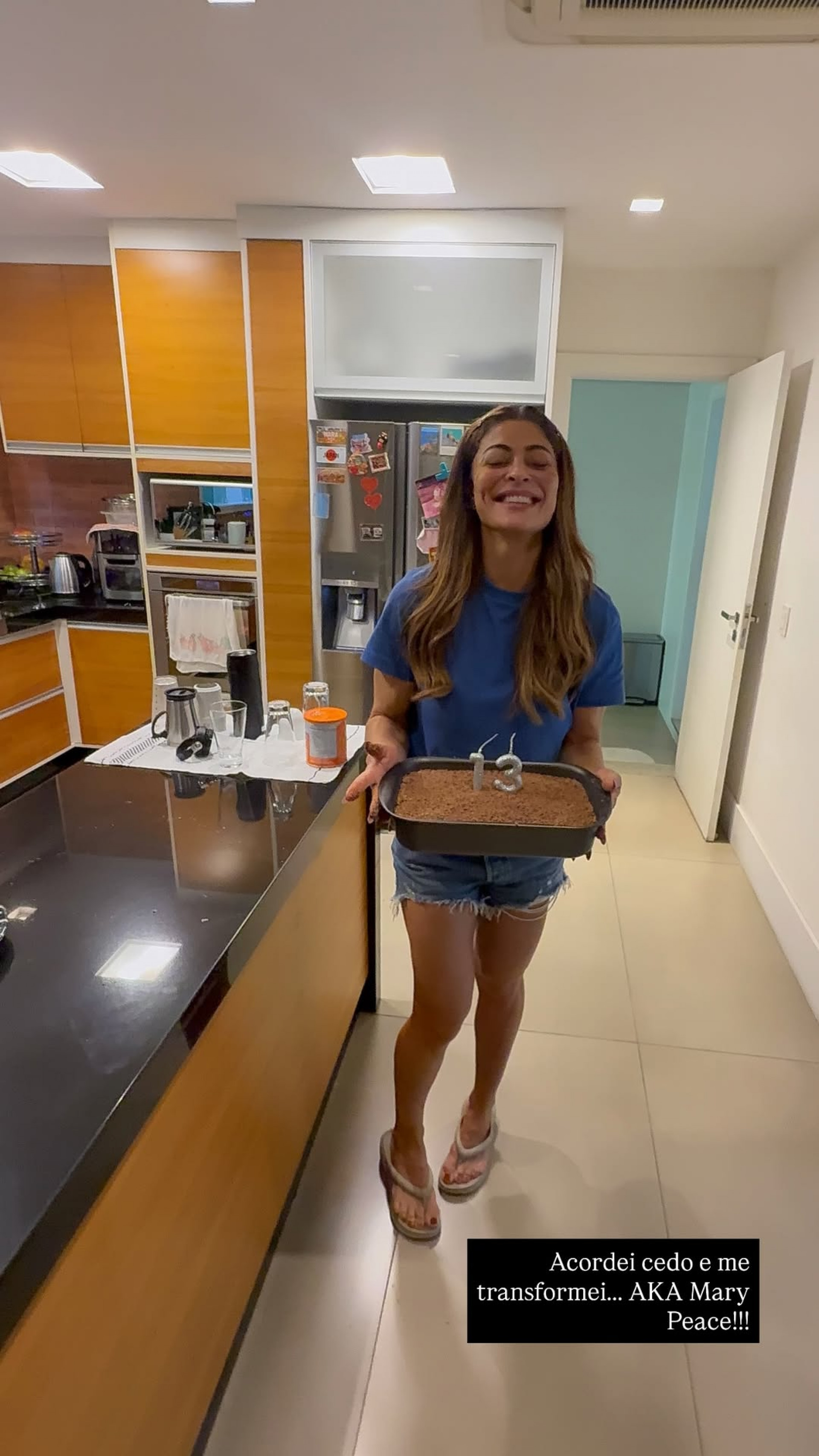 Filho de Juliana Paes completa 13 anos e ganha bolo feito pela atriz -  Reprodução/Instagram